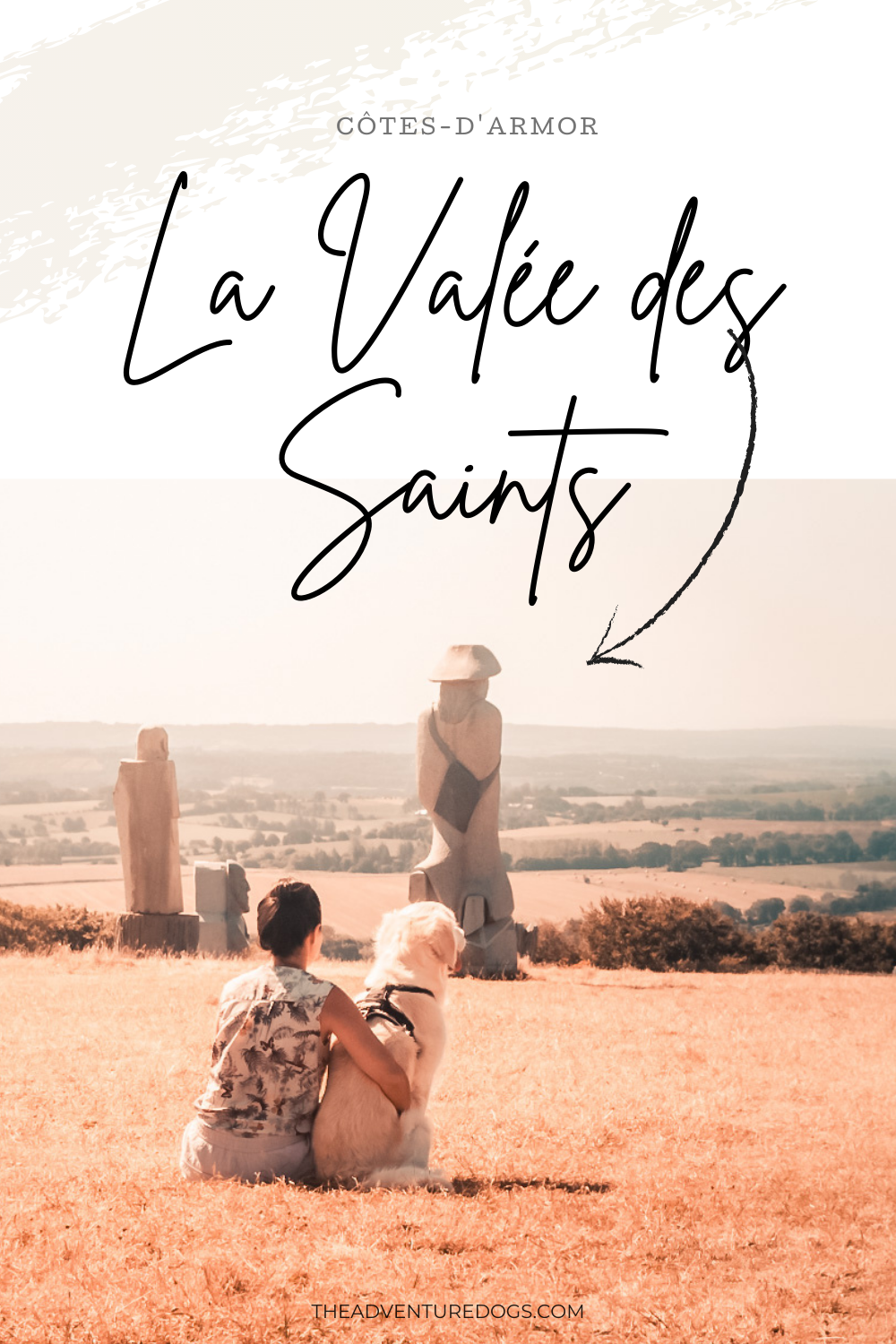 La vallée des Saints avec son chien